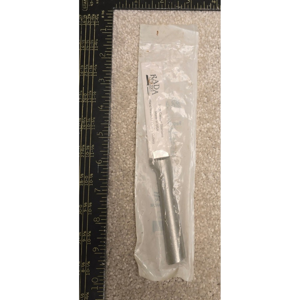 Rada Cutlery Regular Paring Knife Silver High Carbon Stainless Steel R101 USA